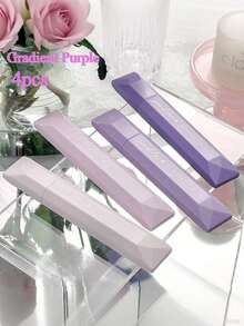 1/4 Roll Gradient Dual-Sided Adhesive Tape, Glue Pen, Essential Stationery, Large Capacity, Long-Lasting, Transparent Glue Pen, Suitable For Crafts And Scrapbooking, DIY Collage And Photo Mounting, Back To School, Stationery Tape, Office Supplies, Handmade Journals And Art Projects, Crafts, Weddings - Multicolor - View 8