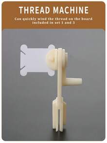 一套DIY手工十字绣套件，包含针盒、线板、绕线器、穿线器、拆线器、剪刀、绣针、顶针 - A - 查看 8