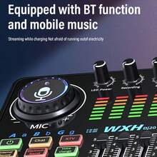 Professional DJ Mixer With AI Audio Chip - Dual Bluetooth 5.3 Low Latency Connection, 2400mAh Rechargeable Battery For 6 Hours Continuous Use, 12 Studio-Grade Audio Effects - Professional Mixing Console - View 6