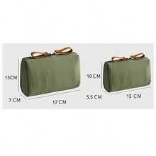 1个ins风化妆包，女士便携迷你旅行化妆包，小型化妆品收纳包，儿童房收纳整理包