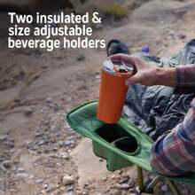 Kelty Loveseat - Silla de Campamento Plegable Doble para Festivales, Camping y días de Playa, Sombra Oscura/Azul Marino(Dark Shadow) - Multicolor - Ver 7