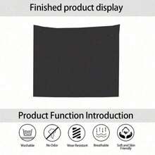 Thomas (Dylan O'Brien) Tapestries, Dylan O'Brien Pink Flag, Dylan O'Brien Indoor Wall Tapestries - Black - View 5