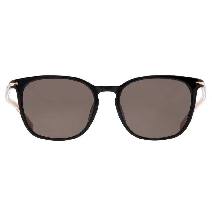 Hugo Boss Grey Square Men's Sunglasses BOSS 1668/F/SK 0807/IR 56 - Black - View 1