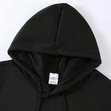 SP5DER OG Web Hoodie Heather Black Streetwear Graphic Pullover Unisex Sweatshirt - 黑色 - 查看 3