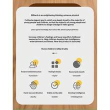 2025 New 1set Portable Billiard/Pool Table, Play Anytime Anywhere, Tabletop Game, Birthday/Christmas/Halloween Gift, Perfect Present - Multicolor - View 7