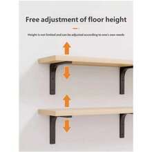 Cold-Rolled Steel Triangular Support Frame, Thickened Wall-Mounted Shelf, 90-Degree Connecting Piece, Corner Code, Shelf Board, Support Frame, Spacer Board