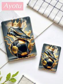Ốp lưng iPad hình giày bóng đá, vương miện, giày bóng đá, tương thích với iPad 10.2 inch 2021/2020, iPad thế hệ thứ 9/8, tương thích với Samsung Galaxy Tab A8 10.5 inch 2022, có chỗ đựng bút, hỗ trợ nắp tự động ngủ/thức, ốp bảo vệ thời trang. - Nhiều màu - Xem 8