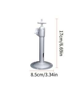 Suporte robusto em liga de alumínio para câmera/projetor, rotação de 360° e inclinação, montagem em parede/teto | Braço articulado ajustável, capacidade de carga de 5 kg, fácil instalação, adequado para câmeras IP/CFTV/mini projetores/microcâmeras | Suporte resistente e estável para monitoramento doméstico/no escritório.
