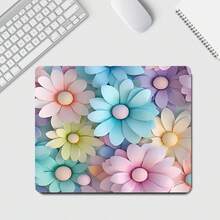 1 pezzo Tappetino per mouse carino e divertente, tappetino da scrivania quadrato con base in gomma antiscivolo, tappetino per mouse portatile mini adatto per computer portatile, adatto per ragazze e ragazzi, ufficio, casa, studio e gaming, 21x26x0,2cm