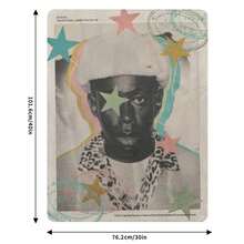 Tyler Rapper Flannel Blanket The Creator Hip-Hop Blanket All Season Warm Ultra Soft Casual Throw Blanket For Bedding Couch Bed Sofa Dorm,Art Holiday Decor - Multicolor - View 3