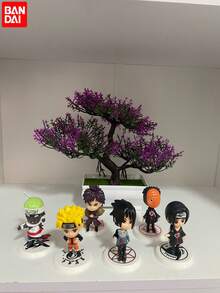 bandai 随机2/4/6个7-9厘米/2.8-3.5英寸人偶立牌 - 佐助、奇拉比、阿飞、我爱罗、卡卡西 | 情人节、国际妇女节、圣帕特里克节和复活节的完美礼物 - 生日礼物和节日礼物 - 收藏玩具 - 彩色 - 查看 5