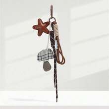 A Maillard Style Star Mushroom Hanging Rope Series Can Be Paired With Bags, Backpacks, Pendants, Fashionable Keychain Ornaments, Back To School Season Gifts, Mother's Day, Valentine's Day Gifts - Multicolor - View 4