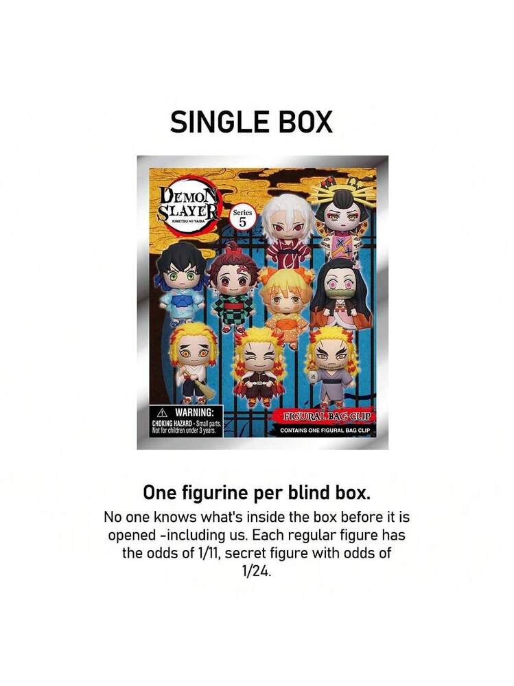 Crunchyroll Demon Slayer Merch Officially Licensed Blind Box 3D
