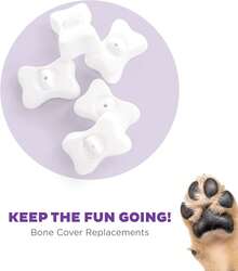 2026  Dog Brick – Interactive Treat Puzzle Enrichment Toy, Level 2 Intermediate - Extra Bones(白色)- 5 包 - 查看 2