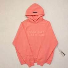 Essentials FEAR OF GOD ESSENTIALS Fit Unisex Fleece Hoodie Scorched Earth Season 24 Hoodies Men Hoodie Oversized Casual Street Fce Structured Double-Layer Hood Ribbed Cuffs Zip Hem Side Pockets Soft-Touch Logo Heather Unisex Casual Sweatpants Lightweight Soft Breathable Skin-Friendly Elastic Waist Loose Fit Easy Clean Solid Color Versatile Home Daily Travel Gym After-Work - View 2