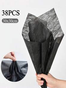 38张/套 柔软花束包装纸 半透明牛奶棉衬纸 礼品包装材料 婚礼 情人节用品 - 彩色 - 查看 16