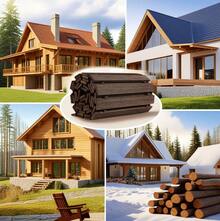 PIYPIY 6FT/8FT/10FT Wooden Garden Pathway, Outdoor Roll Out Decorative Garden Walkway, Weather-Resistant Non-Slip Hardwood Pathway For Garden, Backyard, Beach, Wedding Party Pathways(Dark Brown) - 棕色 - 查看 9