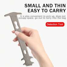 1pc Bicycle Chain Wear Checker Repair Tool Bike Chains Gauge Measurement Ruler MTB Chain Replacement Repair Tool Cycling Accessories