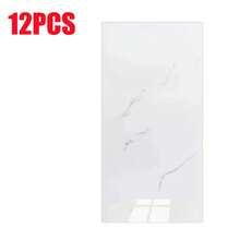 12Pcs Self-Adhesive Marble Tiles Sticker Stick On Wall Floor Kitchen Bathroom - Wall Stickers - View 15