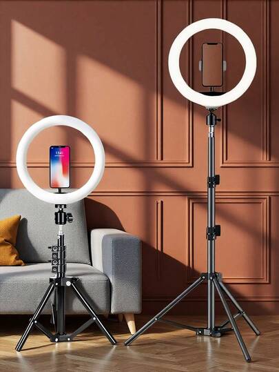 10インチリングライト、別売りスタンド付き、LEDセルフィーリングライト、スマホ15 14 13 12 11 Pro Max、S24 S23 S22 S21 S20 FE Ultra Plus、およびほとんどのスマートフォン用、写真撮影、メイクアップ、オンライン会議、ライブストリーミングに適しています。写真撮影、ビデオ録画、ライブストリーミング、ズーム会議、vlogging、スタンド付き写真撮影ビデオ録画ライブストリーミングルーム会議vloggingセルフィーライトスマホライトリングライトスタンド付き