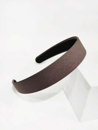  新款闪亮发箍，独特面料个性化扁平发箍，精致无瑕轻盈百搭女士发夹，时尚街头风头饰，学生发饰，高端轻盈