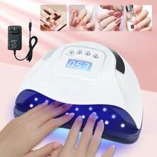 Lampara UV para Uñas, Lampara de Uñas 220W, Lampara para Uñas Gelish con Temporizadores, Sensor Automático, para Uñas de Gelish y Semipermanentes en Hogar y Salón (SUN X7 MAX Últimos Modelos) - 1 - Ver 2
