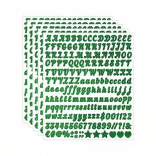 5/10/20 Sheets Alphabet Stickers 0.5in Vinyl Self-Adhesive Number Alphabet Stickers, Mailbox Numbers Labels DIY Crafts Art Making, Decals For Sign, Notebook