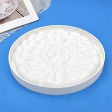 Mostsom Silicone Molds Almond Chocolate Mold Candy Molds For BaFKing Sweet Treats,Cake Handmade Soap Candles For Christmas Party, Home BaFKing (Almonds F1_8x8x0.8 Inch),AlmondsF1_8x8x0.8inch - 杏仁F1_8x8x0.8英寸 - 查看 4