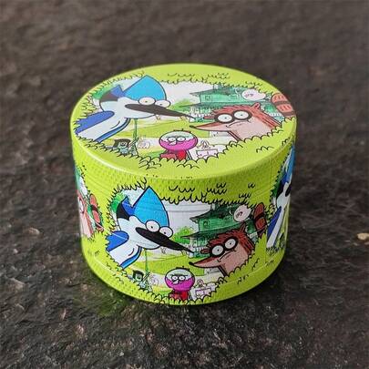 New Cartoon Woodpecker Design Herb Grinder, 4-Layer Zinc Alloy Metal Grinder, Manual Crusher - Essential Tool For Rolling, Smoking Accessory, Great Gift For Smokers