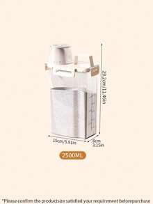 1个/2个宠物食品罐，猫粮储存罐，3000毫升/2500毫升/1750毫升储存容器，用于储存猫粮或狗粮，密封防潮盖带刻度，方便根据需要提供宠物食品，主要目的是防止猫粮/狗粮受潮并防止宠物偷食，使宠物食品储存变得简单。家用宠物食品分类储存盒