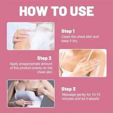 7天丰胸紧致霜 - 蕴含胶原蛋白、乳木果油、维生素E、蜂蜜和透明质酸 - 保湿紧致，适合所有肤质，质地轻盈 - 清新香氛，柔软轻盈，防止干燥，重塑胸型 - 淺粉色 - 查看 8