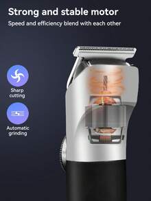 5 In 1 Set Hair Clipper LCD Display Hair Clipper Men's Home Rechargeable Shaver Electric Razor - Multicolor - View 5