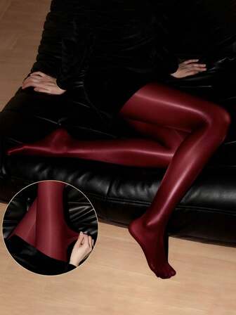 1 pieza Medias de mujer de color vino con estampado de caballo - Sexy, de moda, cómodas y suaves - Adecuadas para uso diario, fiestas, clubes, citas