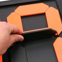 1pc Reversible Basketball/Football Training & Match Digital Scoreboard: IN/OUT Dual Indicator, Portable Scoring Tool - Multicolor - View 4