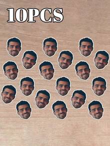 Adesivos Personalizados de Rosto e Cabeça, Decoração Criativa para Casa, Decorações de Festa, Aplicáveis em Carros, Paredes, Armários, Mesas, Copos, Garrafas de Água, Laptops, Adesivos de Rosto Personalizados