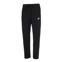 Nike 男士针织直筒裤，NSW CLUB PANT OH JSY 针织休闲跑步健身运动裤，BV2767-010 - 黑/白 - 查看 1
