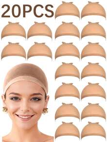 Women's Wig Cap Set - Lace Front Wig Cap, Breathable Mesh, Suitable For Daily Wear And Christmas Gift - Multicolor - View 17