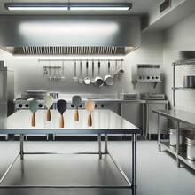 1pc Heat-Resistant Silicone Spoon With Wooden Handle - Nonstick Kitchen Tool For Nonstick Pans, Rice Cookers, And Dorm Use, Durable & Easy To Clean, Perfect For Home, School, And Dorm Kitchens, Dorm Kitchen - màu xanh lá - Xem 3