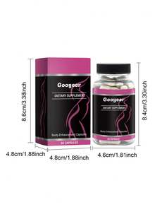 Hip Lifting And Shaping Capsules - Plumpness Enhancement Capsules - Women's Body Enhancement Supplements - Natural Body Care Capsules - Women's Health Care Capsules -60 Capsules - - - 查看 7