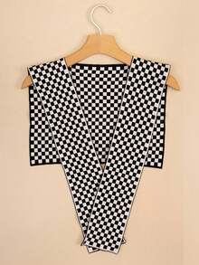 1 pieza de chales tejidos de moda para mujer, de unicolor, cálidos y con aire acondicionado, accesorios para invierno y otoño - chal de punto - Ver 9