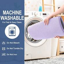 OLANLY Thick Memory Foam Bath Mat Rug 24x16, Extra Soft Absorbent Bathroom Rug, Quick Dry Bath Mats, Non-Slip, Machine Washable Carpet For Bathroom, Tub And Shower, Home Decor Accessories, Lavender,24inchx16inch,Lavender - Lavender - 查看 7