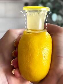 1pc Manual Citrus Juicer Portable Lemon Juicer With A Faucet And Cover For Lemon And Orange Juicing, Portable And Easy To Operate, Applicable To Home Beverage Making, Outdoor Picnic Drink Preparation Scenarios, For Juice Enthusiasts And Light Food Lovers - 彩色 - 查看 7