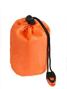 Portable Emergency Sleeping Bag, Survival Shelter Bag, Polyester Film Insulated Emergency Blanket, Lightweight Portable Shelter, Suitable For Camping, Hiking, Outdoor Activities, Backpacking, Outdoor Enthusiasts, Disaster Preparedness, Winter Sleeping Bag - Orange - View 17