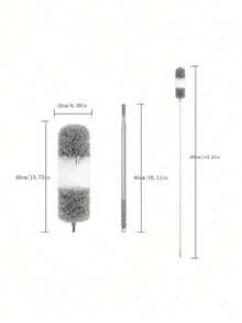 Ultra Fine Fiber Dust Collector, Extendable And Reusable, Bendable, Washable, Cleaning Brush, 280cm Ultra Long Distance Cleaning, Suitable For Cleaning Ceiling Fans, High Ceilings, Blinds, Furniture, Cars, Sofas, Furniture, Cabinets, Household Cleaning And Party Venue Cleaning, Kitchen Cleaning Tools - Multicolor - View 13