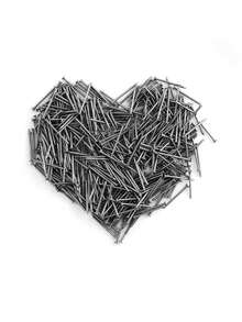 100pcs Galvanized Iron Nails - Heavy Duty Metal Fasteners, Suitable For Home, Garden, Fencing, Wall Panels And Woodworking - Rust-Resistant, Flat Head With Loop Handle, Fencing Construction, Durable Structure, Home Decor, Sturdy Structure, Home Renovation