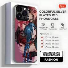 Funda para teléfono Caitlyn Vi CaitVi A-Arcane para 17,16,15,14,13,12,11,Pro,MAX,plus, cubierta negra mate a prueba de golpes - Z8 - Ver 2