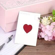 500/1500/2500pcs Red Heart Shaped Sticker Labels, Suitable For Valentine's Day Decoration, Stickers, Sticker Rolls, Cute Stickers, Stationery, Scrapbooking, Mother's Day Self-Adhesive Heart Stickers, Envelopes, Weddings, Crafts, Reward Charts, 500pcs/Roll Scrapbook Supplies - Multicolor - View 2