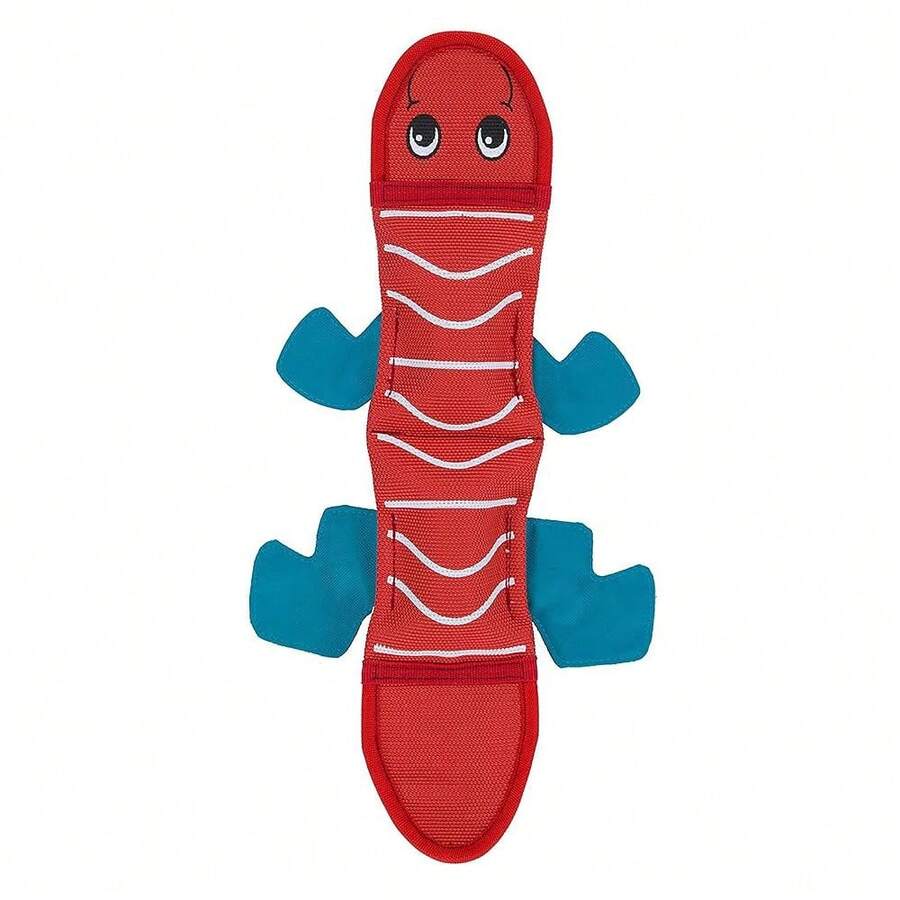 Outward Hound Fire Biterz Red Lizard Pl 11ush Firehose Material Interactive Dog Toy, Medium,Medium(Packof1),RedLizard - Thằn lằn đỏ - Xem 1