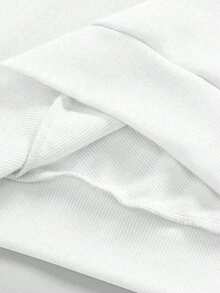 Weihnachts-Lebkuchen-Sweatshirt, 100 % Baumwolle, lockere Passform, Streetwear-Stil, bequem, Kunstdruck, Neuheit - Weiss - Übersicht 5