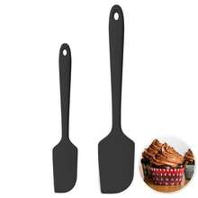 Silicone Spatula Set, Rubber Kitchen Spatulas For Baking, Cooking, & Mixing - Heat-Resistant Silicone Scraper Spatulas For Nonstick Cookware - Dishwasher Usage ,Comfortable Handle - Black - View 7